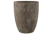 Flower Pot Hg Uneven Paper Grs - (5216)